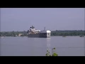 Calumet Freighter Aground near Mission Point August 10 2017