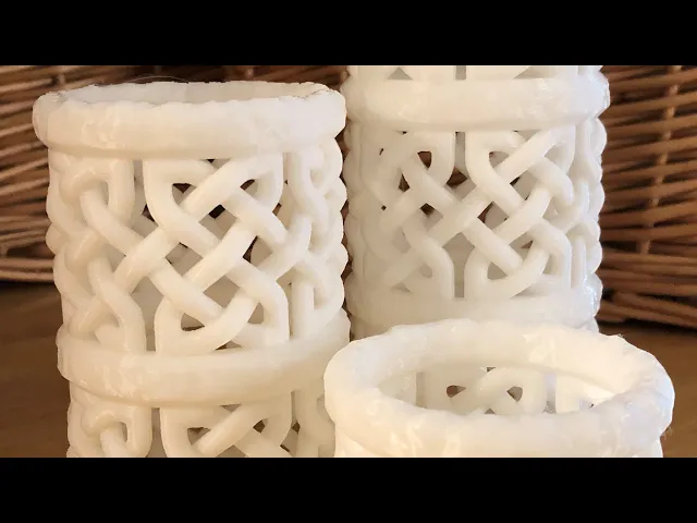 Cylindrical Celtic Knot Vase (Single Panel) video thumbnail
