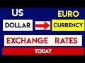 1 Us Dollar to Euro Exchange Rates Today EUR USD