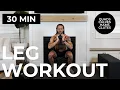 30 Min LEG WORKOUT FROM HELL Quads Calves Hamstrings Glutes Cool Down