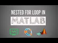 MATLAB Tutorial for Beginners Nested For Loop in MATLAB Nested For Loop Loops in MATLAB