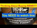 BEHR STAIN Brutally Honest REVIEW Popple People