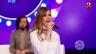 النجمة الجزائرية كنزة مرسلي تغني  لاكازا دو لامور  على مسرح  ساعة سعيدة دندنها