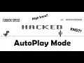 Chrome Dino Game Hack TRex Autoplay mode What is the ending
