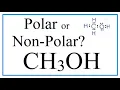Is CH3OH Polar or Nonpolar Methanol