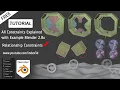 All Constraints Explained with Example Relationship Constraints Blender 2 8 Free Project File