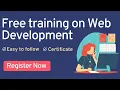 Essential Web Development Training - Day 2 23 Oct Free Webinar Certification Included