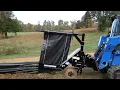 Skid Steer Silt Fence Installer by Blue Diamond