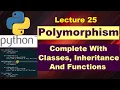 Python polymorphism interview questions Python object oriented programming tutorial
