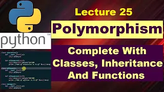 Python polymorphism interview questions Python object oriented programming tutorial