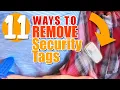Remove Security Tags from Clothing - PART