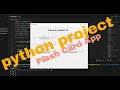 Flashcard App Using Python Tkinter Python GUI Project