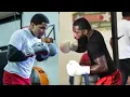GERVONTA TANK DAVIS TRAINING WITH ADRIEN BRONER FOR NEXT FIGHT