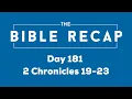 Day 181 2 Chronicles 19-23