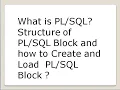 What is Structure of Block and how to Create and Load Block