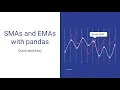 Create SMAs and EMAs of Stock Prices with Pandas