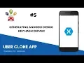 Xamarin Android Uber Clone - Generating Android Debug Key Hash on Mac