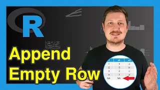 Add Empty Row to Data Frame in R Example nrow Function How to Append NA Values in New Line