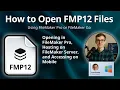 How to Open FMP12 Files FileMaker Pro 12 Database