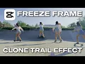 CapCut Tutorial - Freeze Frame Clone Trail Effect