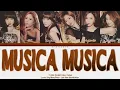 Download Lagu T-ARA (티아라)- 'MUSICA MUSICA' Lyrics 歌詞 + Line Distribution (Color Coded Kan/Rom/Eng)