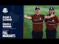 McIlroy Fleetwood vs English Morikawa Saturday Foursomes Full Highlights 2025 Ryder Cup