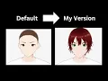 How to make a male model in Vroid Studio
