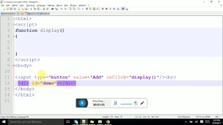 JavaScript Example To Create Elements Dynamically
