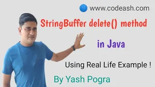 StringBuffer delete Method in Java How do I remove a character from a StringBuffer in Java
