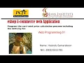 web application 1 java institute 1st year web programing assignment Task 29