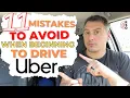 11 Beginner Mistakes To AVOID When Driving Uber