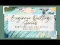 Beginner Quilting Series Part Five Quilting With A Walking Foot Quilting Designs Tips