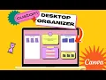 Create Your Own DESKTOP WALLPAPER ORGANIZER Easily in Canva 10 000 Templates