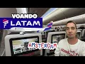 Testando o Voo da LATAM direto para Amsterda