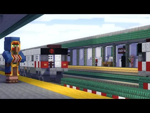 Download MP3 Minecraft NYC 7 Train Subway 33rd St Animation