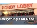 Shopping For Art Supplies At Hobby Lobby For Under 50