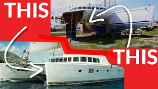 Will our Lagoon end up like this one?? We’re taking her sailing OFFSHORE