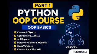 Python OOP Tutorial for Beginners Part 1 Classes Objects Constructor Methods