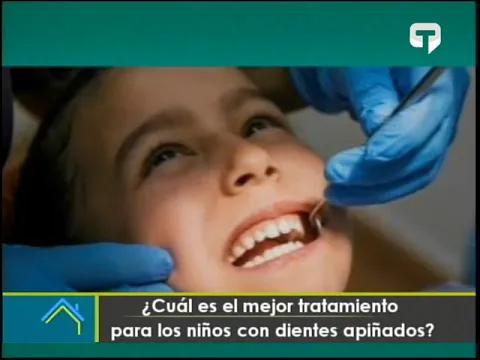 ¿Cuál es el mejor tratamiento para los niños con dientes apiñados?