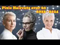 16 Cool Short pixie haircuts for women over 60 in 2023-2024