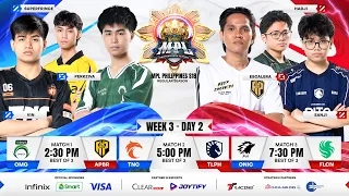🔴 LIVE | MPL PH S18 | FILIPINO - Week 3 Day 2