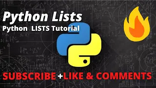 Python Lists Python Tutorial Learn Python Programming