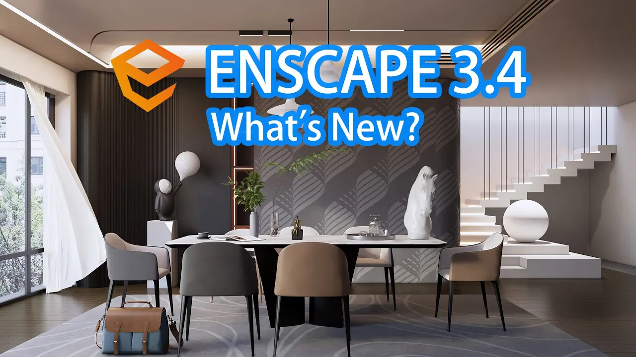 Enscape 3.4 new Feature update first review ! Check out what’s new in Enscape @EnscapeArchDesign
