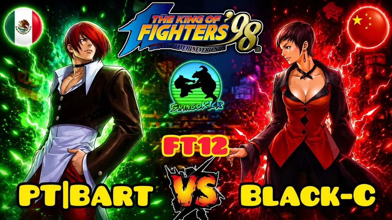 🔥Black-C contra el Champion Mexicano🔥🇲🇽PT|Bart🇲🇽 🆚 🇨🇳Black-C🇨🇳 FT12 #kof98