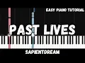 Download Lagu Sapientdream - Past Lives (Easy Piano Tutorial)