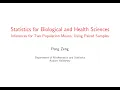 Chapter 10 5 Inferences for Two Population Means Using Paired Samples