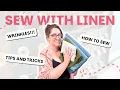 Ultimate Guide To Sewing With Linen PRO TIPS for success