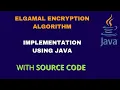 Elgamal encryption algorithm