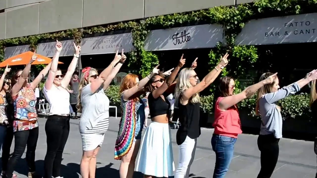 Flash mob Surprise Proposal