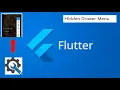 Flutter Tutorial - How to use hidden drawer menu in flutter